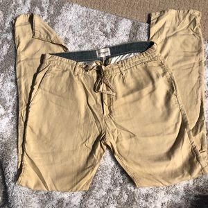 NEW BEIGE PANT by OBEY SIZE 34 PULL STRING